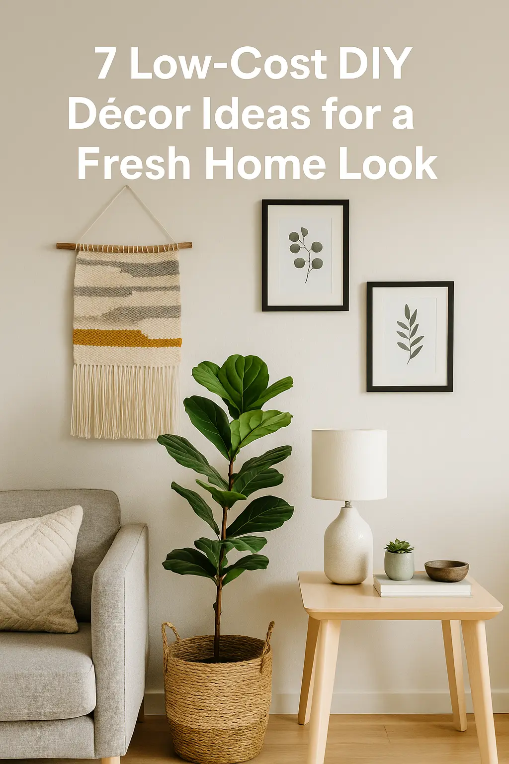 7 Low-Cost DIY Décor Ideas for a Fresh Home Look
